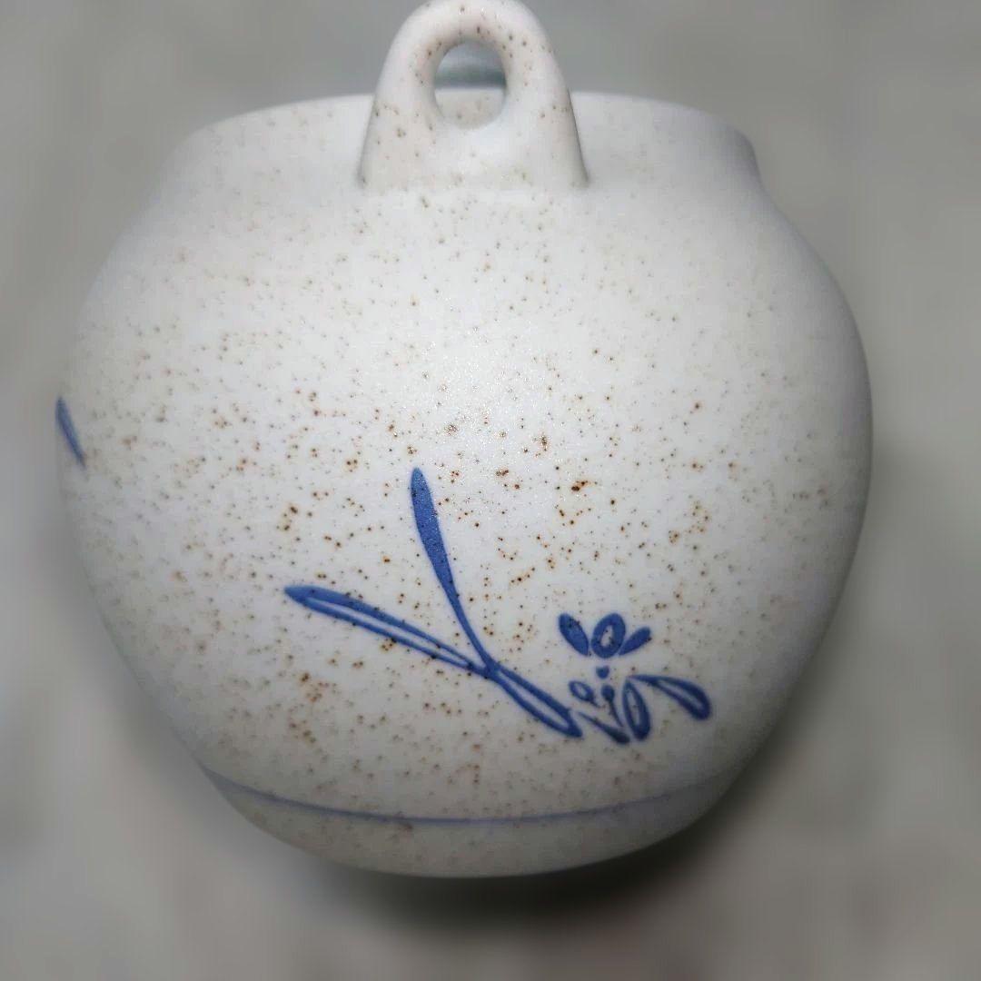 【未使用】有田焼 華山作 染付水仙文 茶器揃 急須 湯呑5客 木箱入の写真7枚目