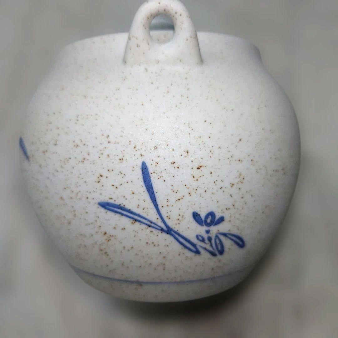 【未使用】有田焼 華山作 染付水仙文 茶器揃 急須 湯呑5客 木箱入の写真7枚目