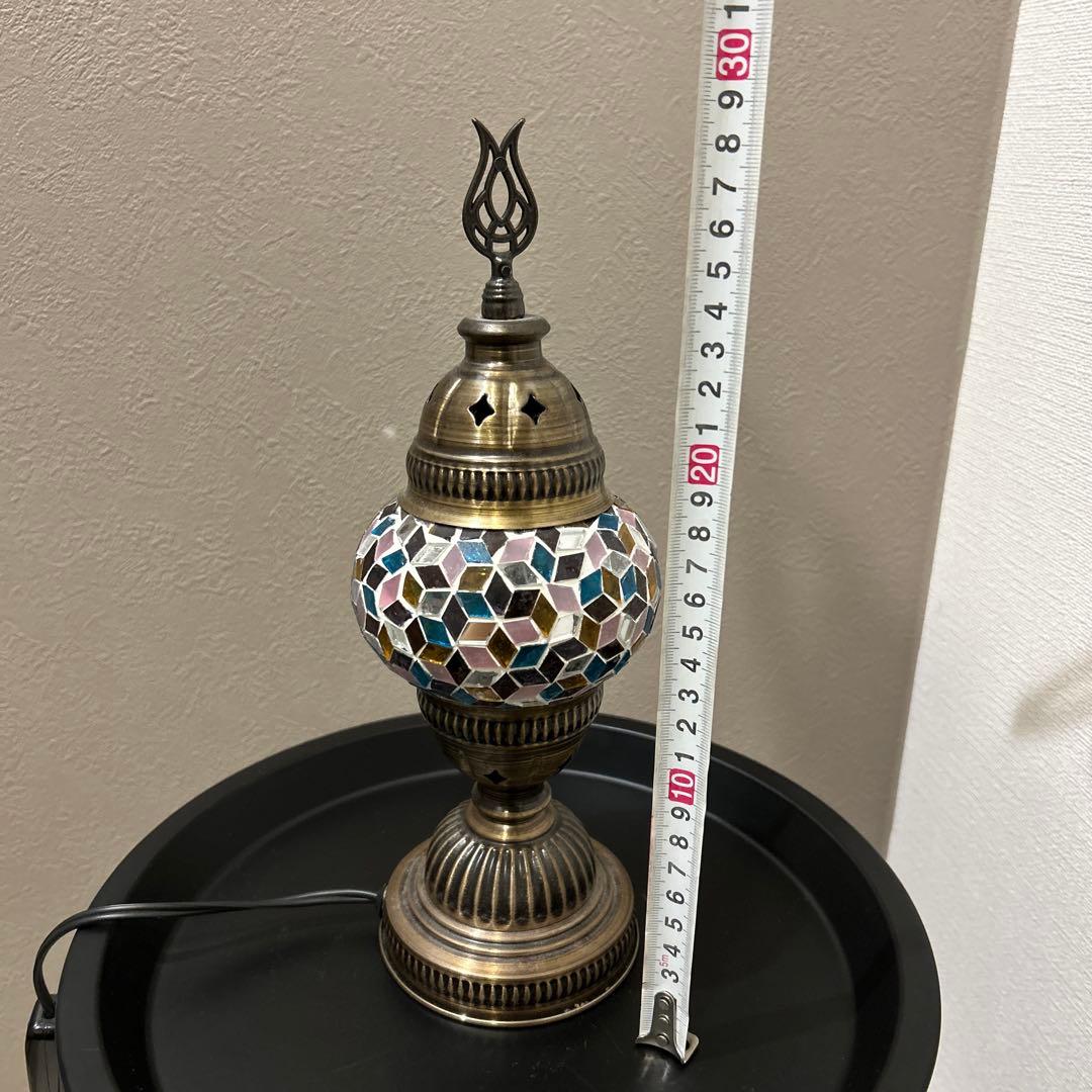 トルコランプ モザイクガラス テーブルランプの写真5枚目