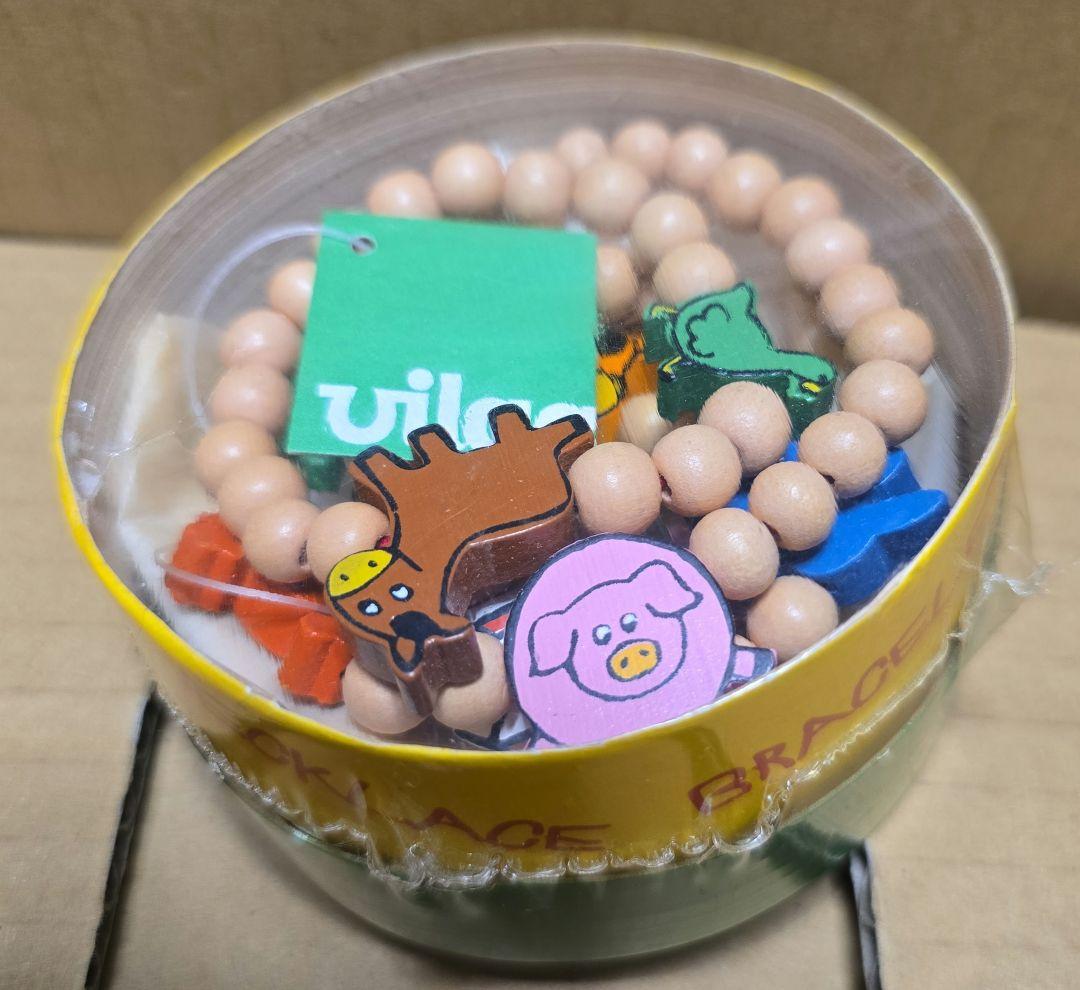 Vilac ヴィラック 木製 知育玩具 ネックレス ブレスレット 指輪 セットの写真2枚目