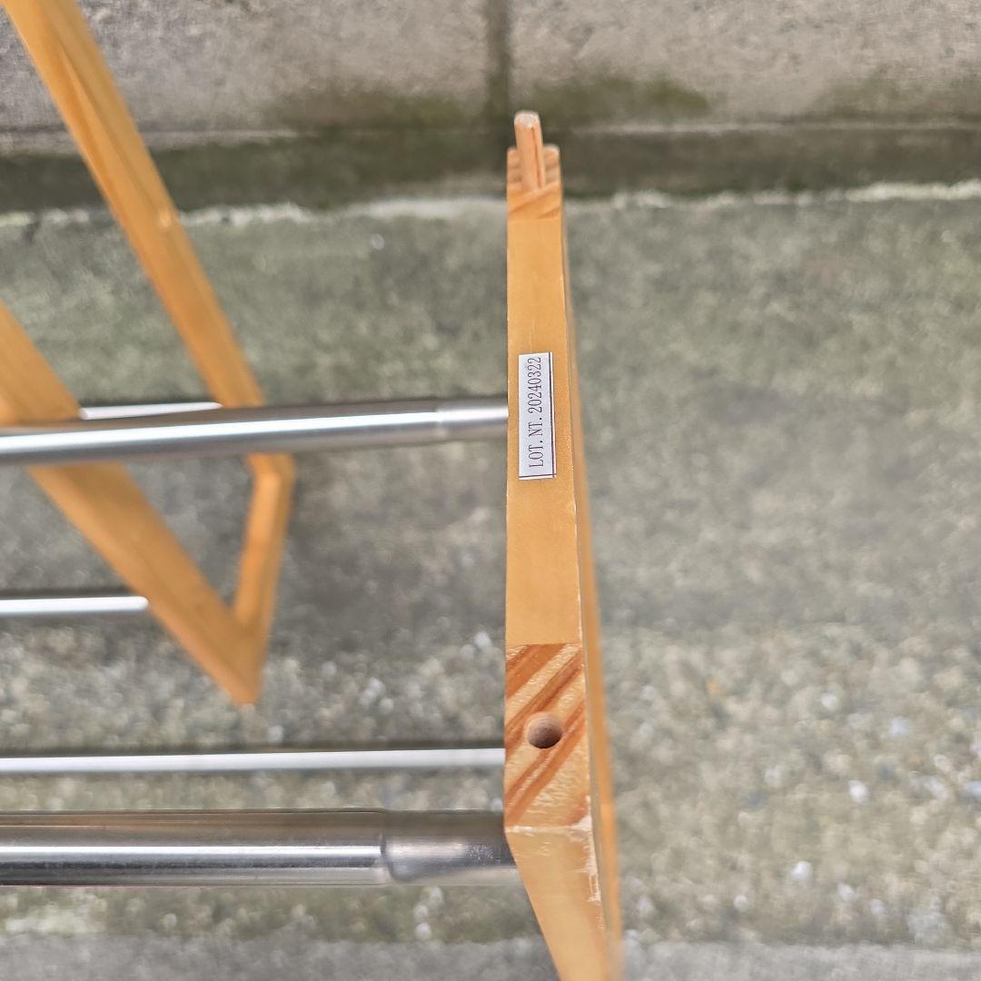 大田区 引取り 限定 伸縮 シューズラック 二段セット 1段でも利用可の写真4枚目