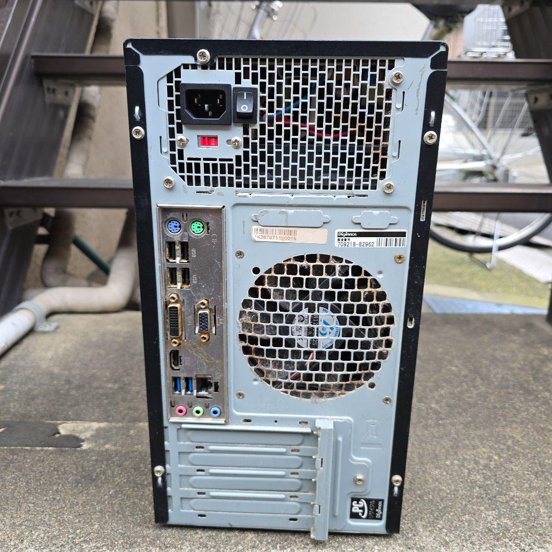 ジャンク・部品取り用 ドスパラ Diginnos デスクトップPC 詳細未確認の写真2枚目
