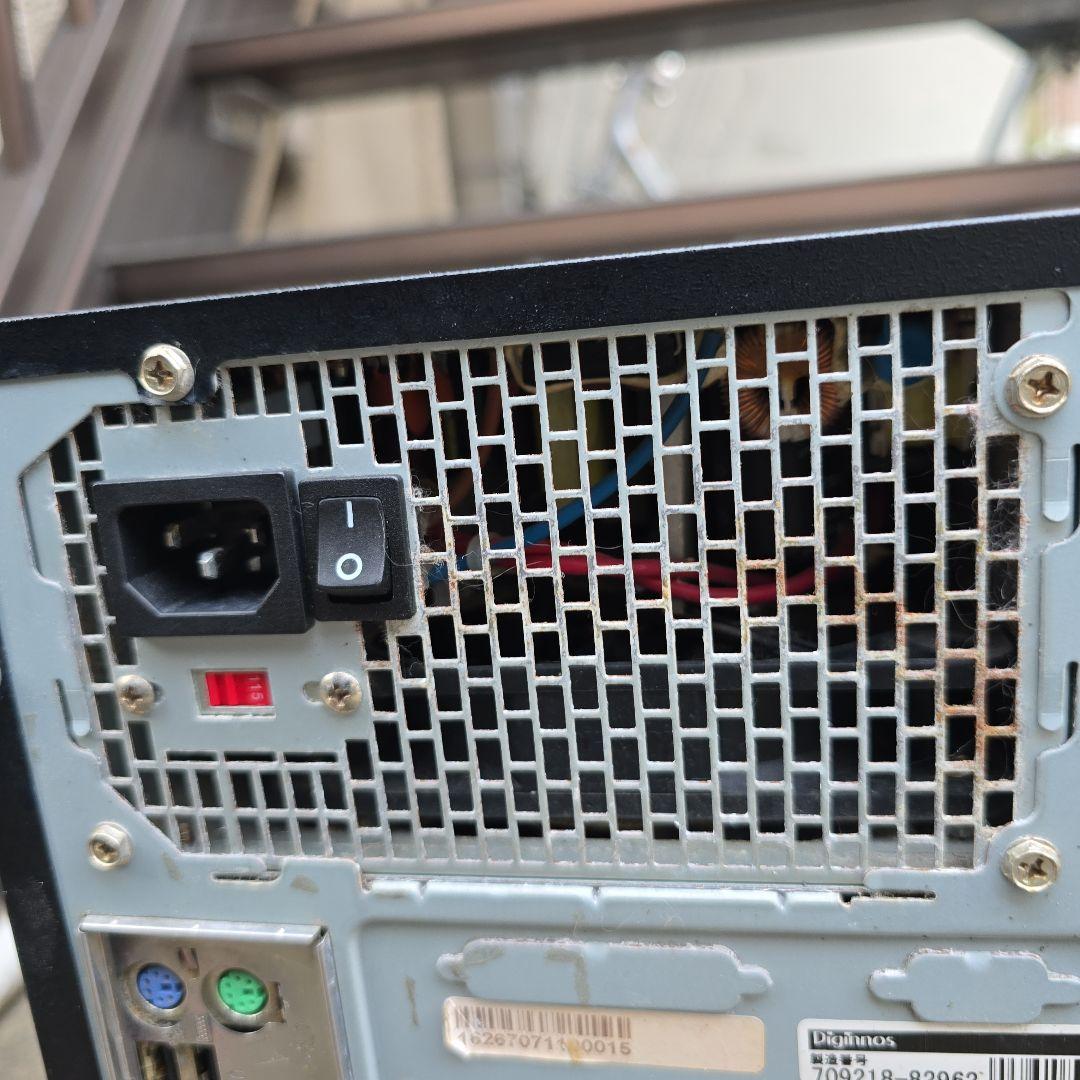 ジャンク・部品取り用 ドスパラ Diginnos デスクトップPC 詳細未確認の写真6枚目