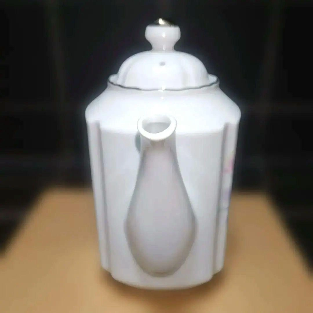 花柄ティーポットNisse China ニッセイチャイナ 昭和レトロ ビンテージの写真2枚目