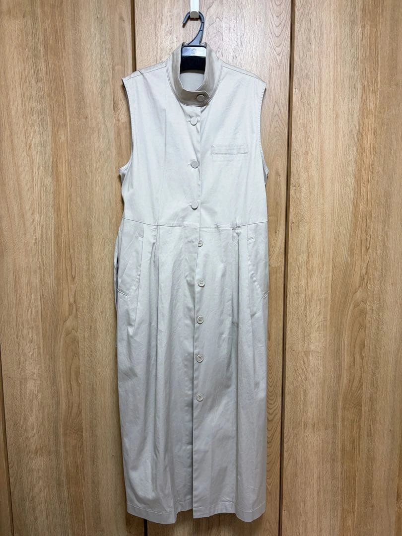 【新品未使用】KBF 2WAY トレンチコート ロング丈 ベージュ