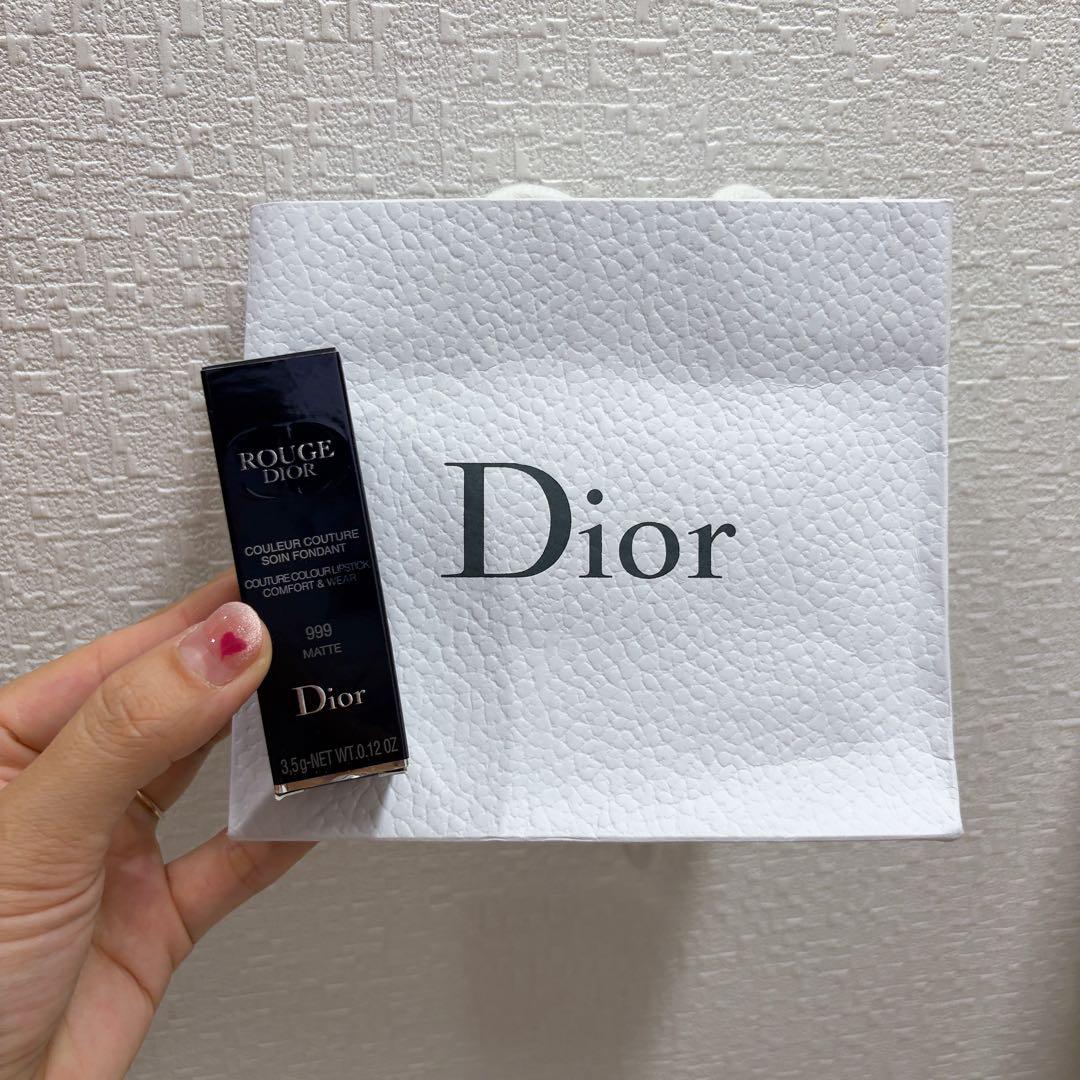 【新品袋付き】Dior ルージュ ディオール 999 マット 口紅の写真3枚目