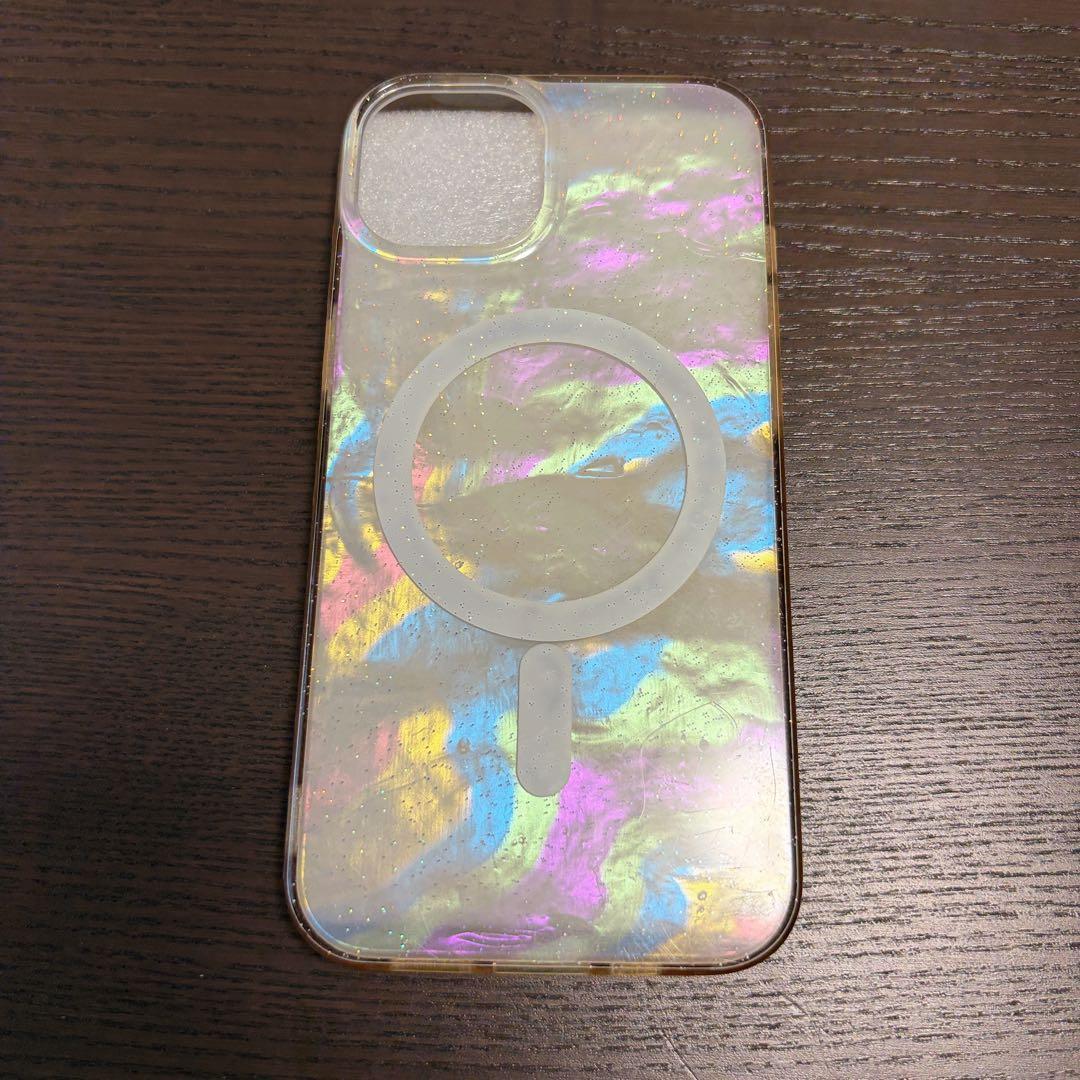 iPhone14ケース オーロラ ニュアンスデザイン MagSafe対応
