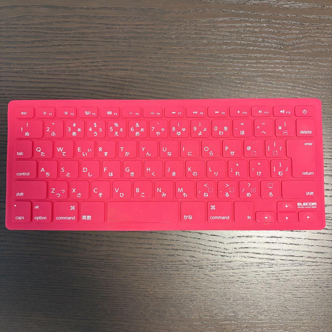 ELECOM Apple純正キーボードカバー PKS-MACB6 ピンクの写真3枚目