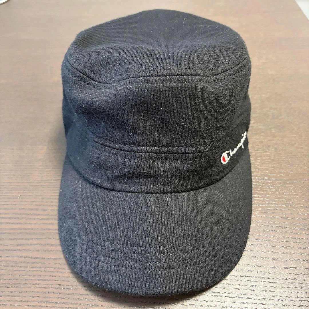 Champion ワークキャップ ブラックの写真3枚目