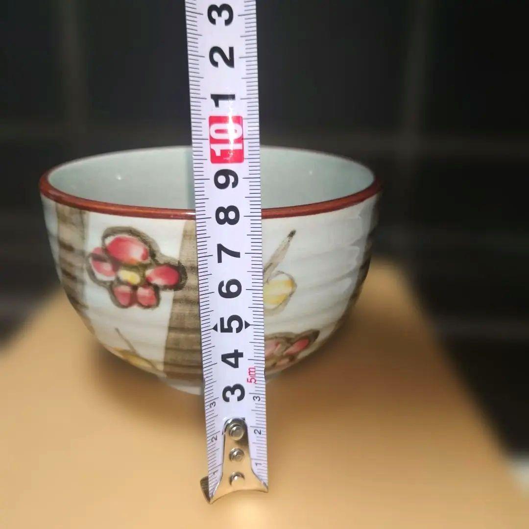梅の花柄と木の模様の可愛らしい小丼鉢4個セットの写真6枚目