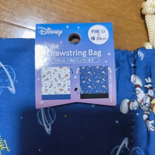 巾着 ミッキーマウス 新品未使用 タグ付きの写真2枚目