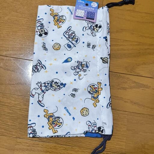 巾着 ミッキーマウス 新品未使用 タグ付き