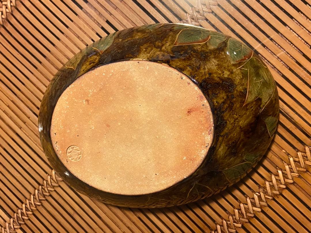骨董市で購入　和食器　アンティークの絵皿の写真3枚目