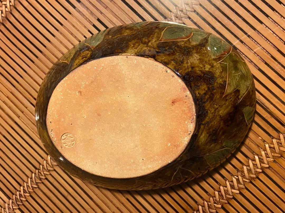 骨董市で購入 和食器 アンティークの絵皿の写真3枚目