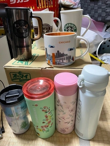 【すべて中古】スターバックス レア・限定タンブラー&マグカップ 8点セット 水筒