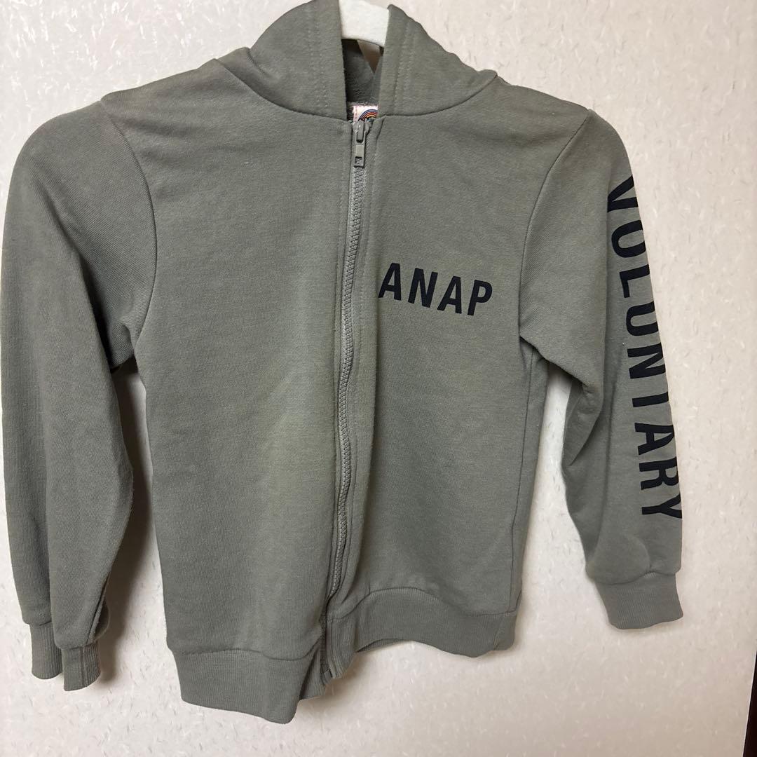ANAP 親子リンクコーデ パーカー お揃いの写真2枚目