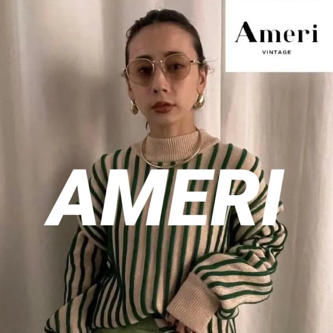 【最終値下げ】AMERI VINTAGE ストライプ ニット 定価16,500円