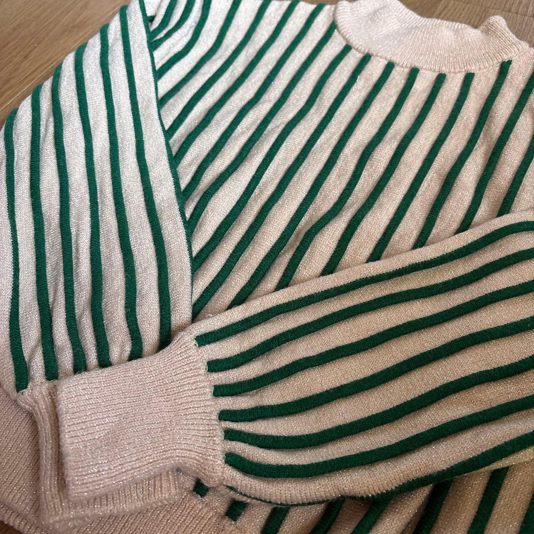 【最終値下げ】AMERI VINTAGE ストライプ ニット 定価16,500円の写真7枚目