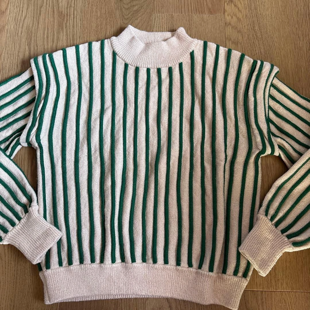 【最終値下げ】AMERI VINTAGE ストライプ ニット 定価16,500円の写真10枚目