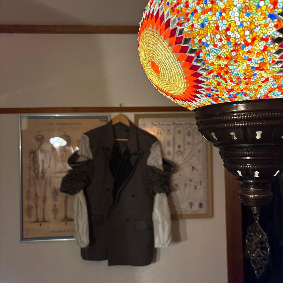 【一点物】リメイク古着 カシミヤ100% テーラードジャケット 定価25,000の写真3枚目
