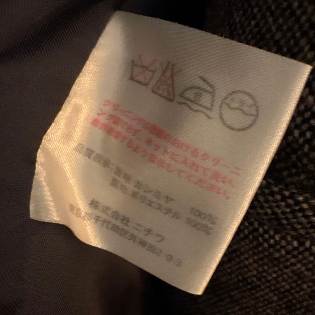 【一点物】リメイク古着 カシミヤ100% テーラードジャケット 定価25,000の写真9枚目