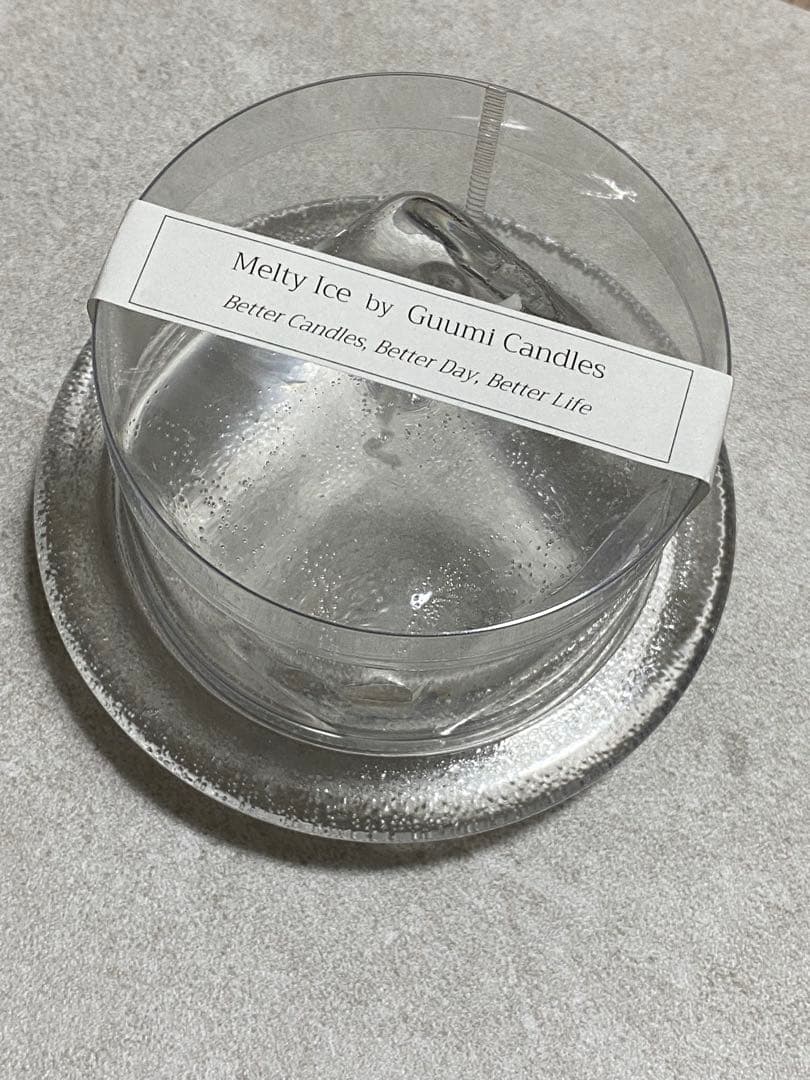 Guumi Candles Melty Ice キャンドル　台座セットの写真2枚目