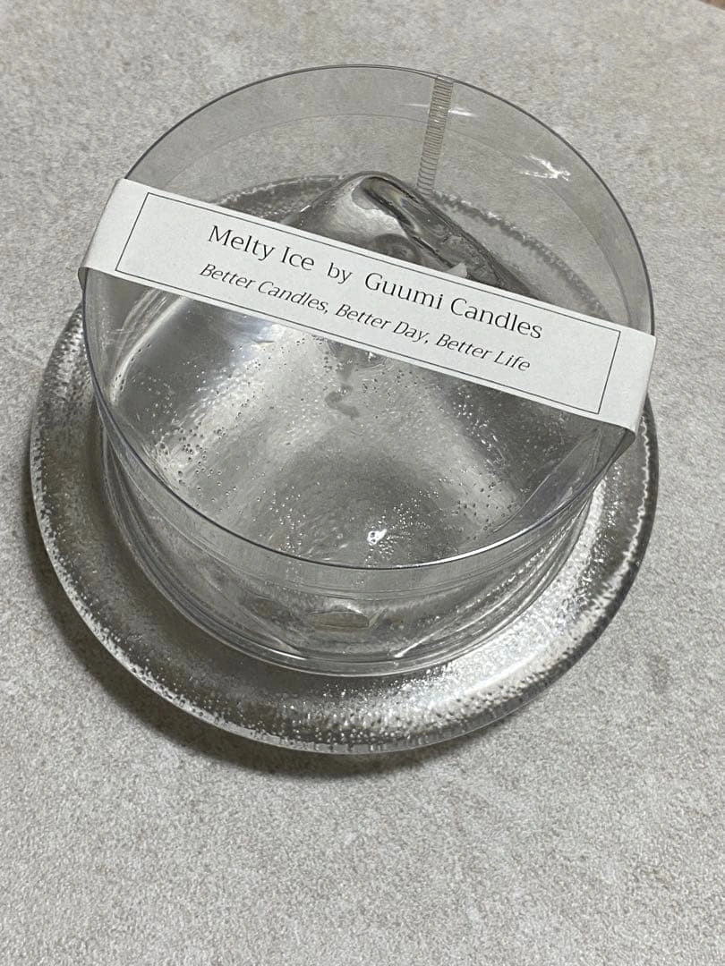 Guumi Candles Melty Ice キャンドル 台座セットの写真2枚目