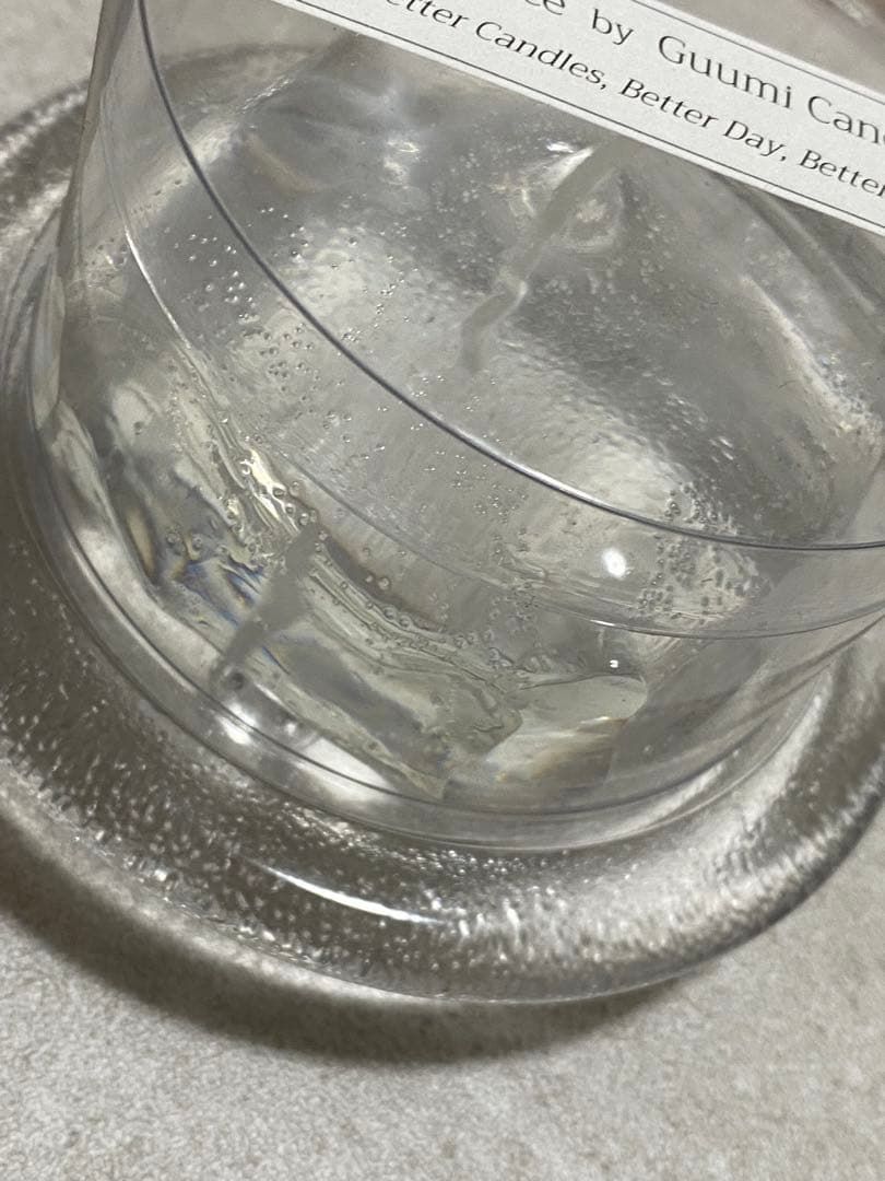 Guumi Candles Melty Ice キャンドル　台座セットの写真3枚目