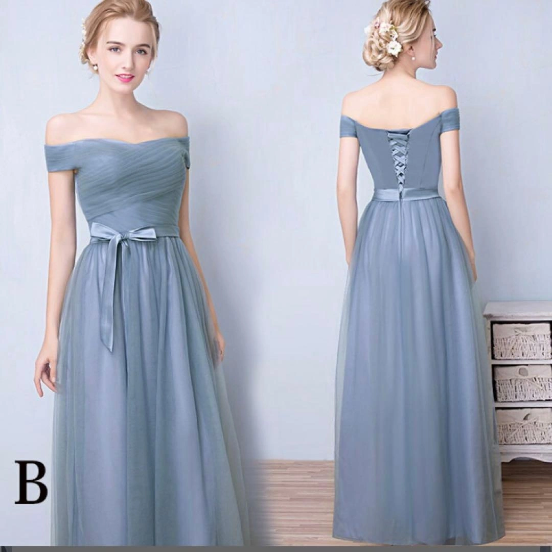 【新品未使用】ブライズメイド ウェディング ロングドレス 結婚式 二次会 ドレスの写真4枚目