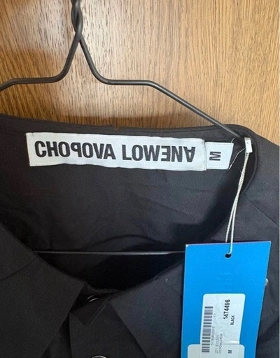 CHOPOVA LOWENA WAX COTTON SHIRTの写真3枚目