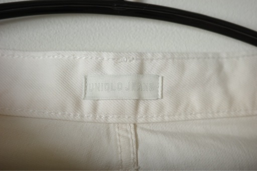 UNIQLO JEANS ホワイトデニムパンツ 25の写真2枚目