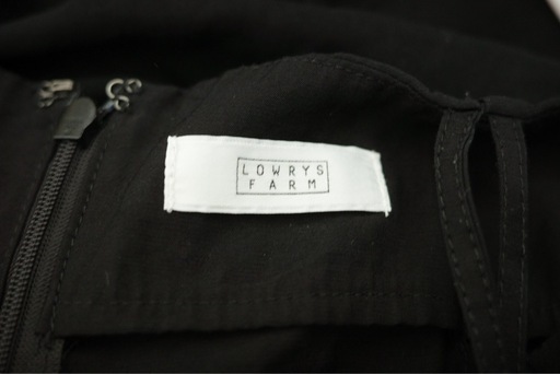 LOWRYS FARM キャミワンピース ブラックの写真3枚目
