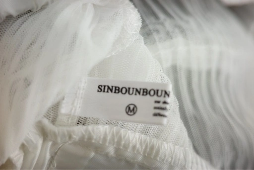 SINBOUNBOUN つけ袖 つけ裾 ホワイト レース レイヤードの写真4枚目