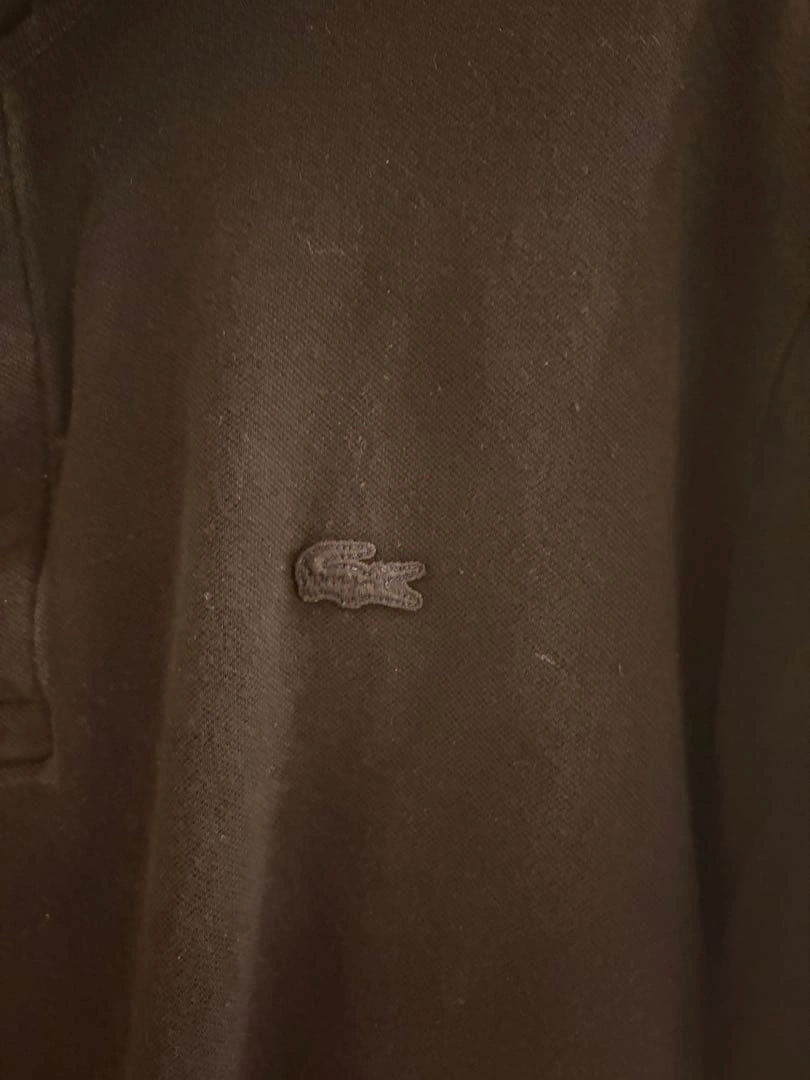 LACOSTE ラコステ ポロシャツ ブラック FR6の写真3枚目