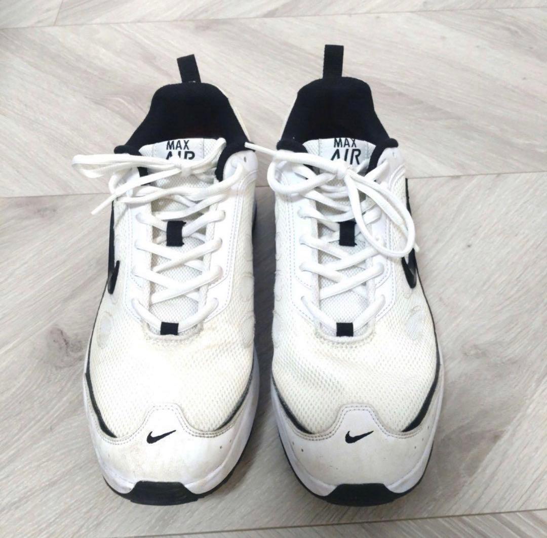 Nike Max Air ランニングシューズ ホワイト/ブラック　サイズ30の写真2枚目
