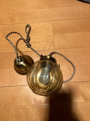 照明器具　ライト　ガラス　アンティーク照明