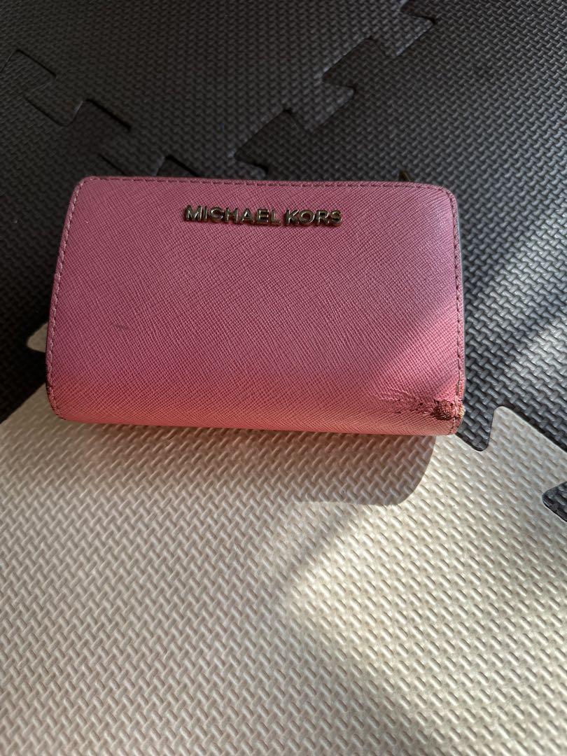 MICHAEL KORS 二つ折り財布 ピンク