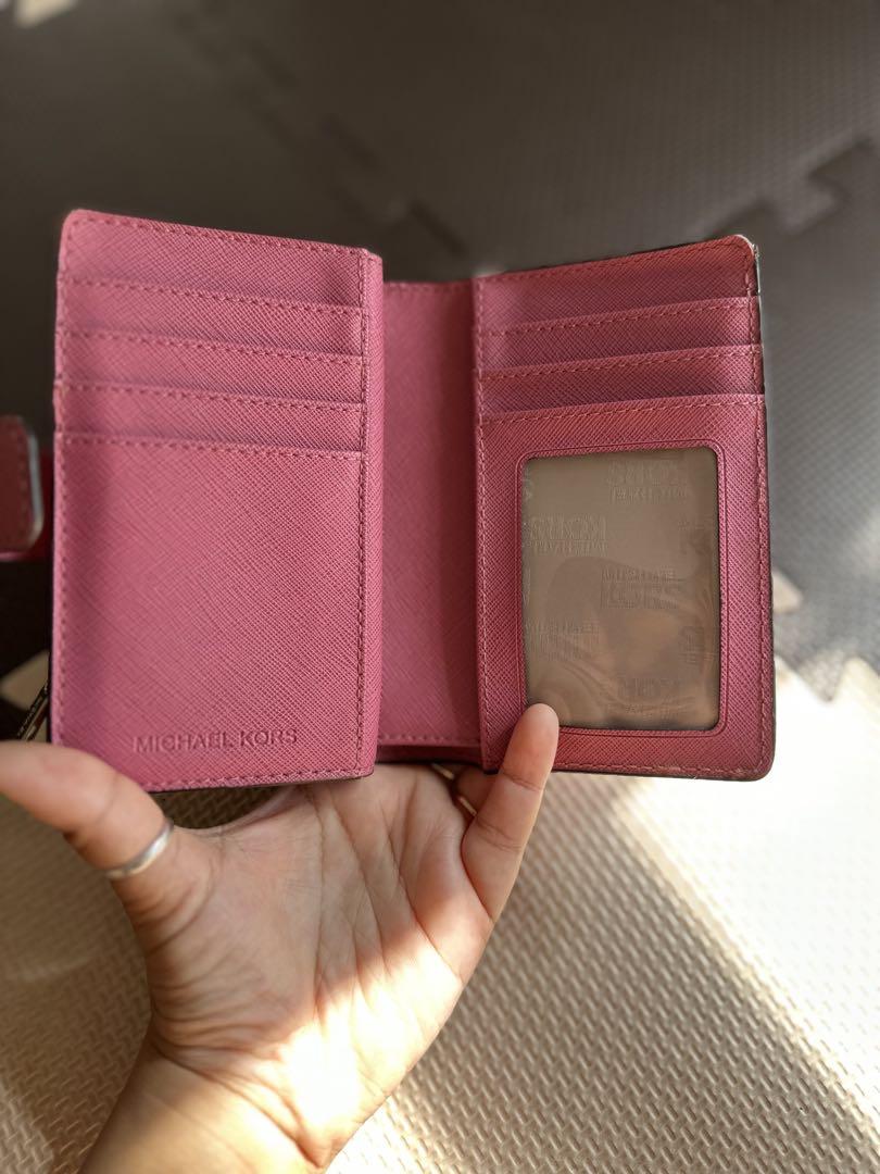 MICHAEL KORS 二つ折り財布 ピンクの写真3枚目