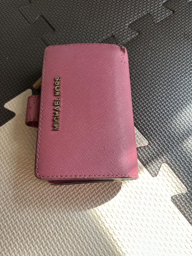 MICHAEL KORS 二つ折り財布 ピンクの写真4枚目