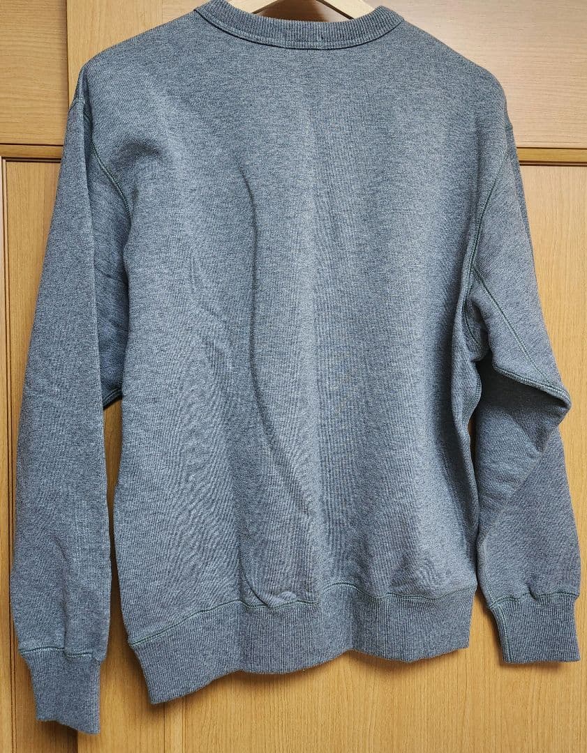 OLD UNIQLO ダークグレー トレーナー Mサイズ 90s ヴィンテージの写真3枚目