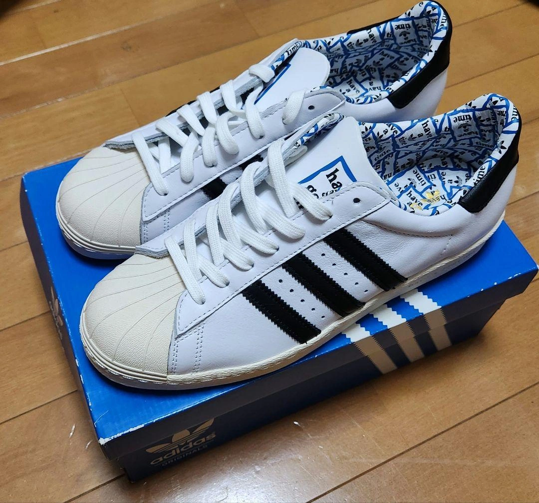 adidas スーパースター have a good time ホワイトブラック