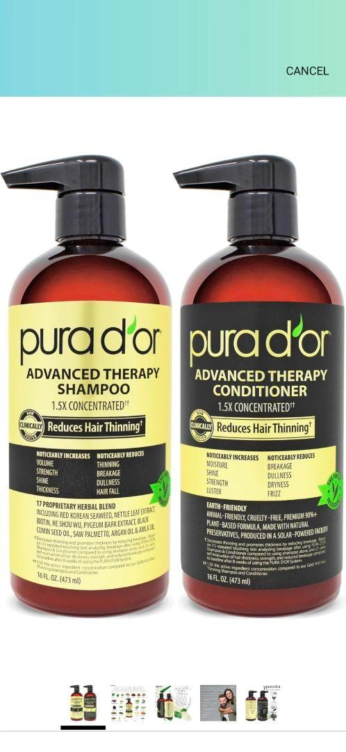 pura d'or Advanced Therapy シャンプーコンディショナーの写真3枚目