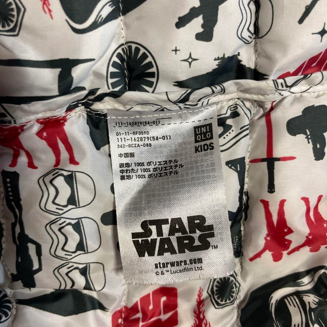 ユニクロ スターウォーズ ダウン ジャケット 110の写真7枚目