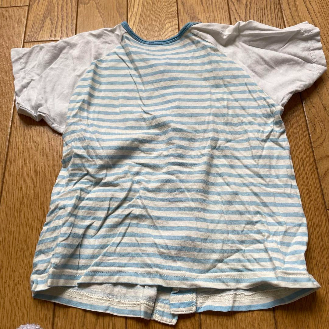 パジャマ ボーダー 上下 90 春夏 赤ちゃんの写真3枚目
