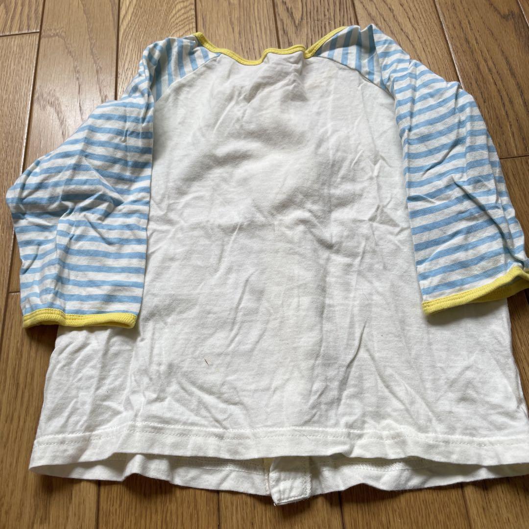 パジャマ ボーダー 上下 90 春夏 赤ちゃんの写真5枚目