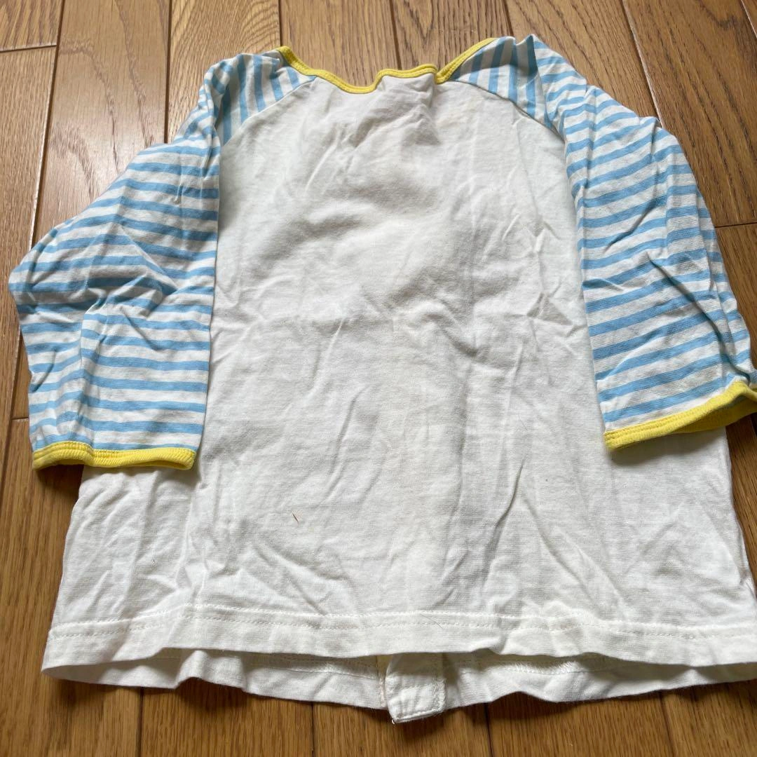 パジャマ ボーダー 上下 90 春夏 赤ちゃんの写真5枚目