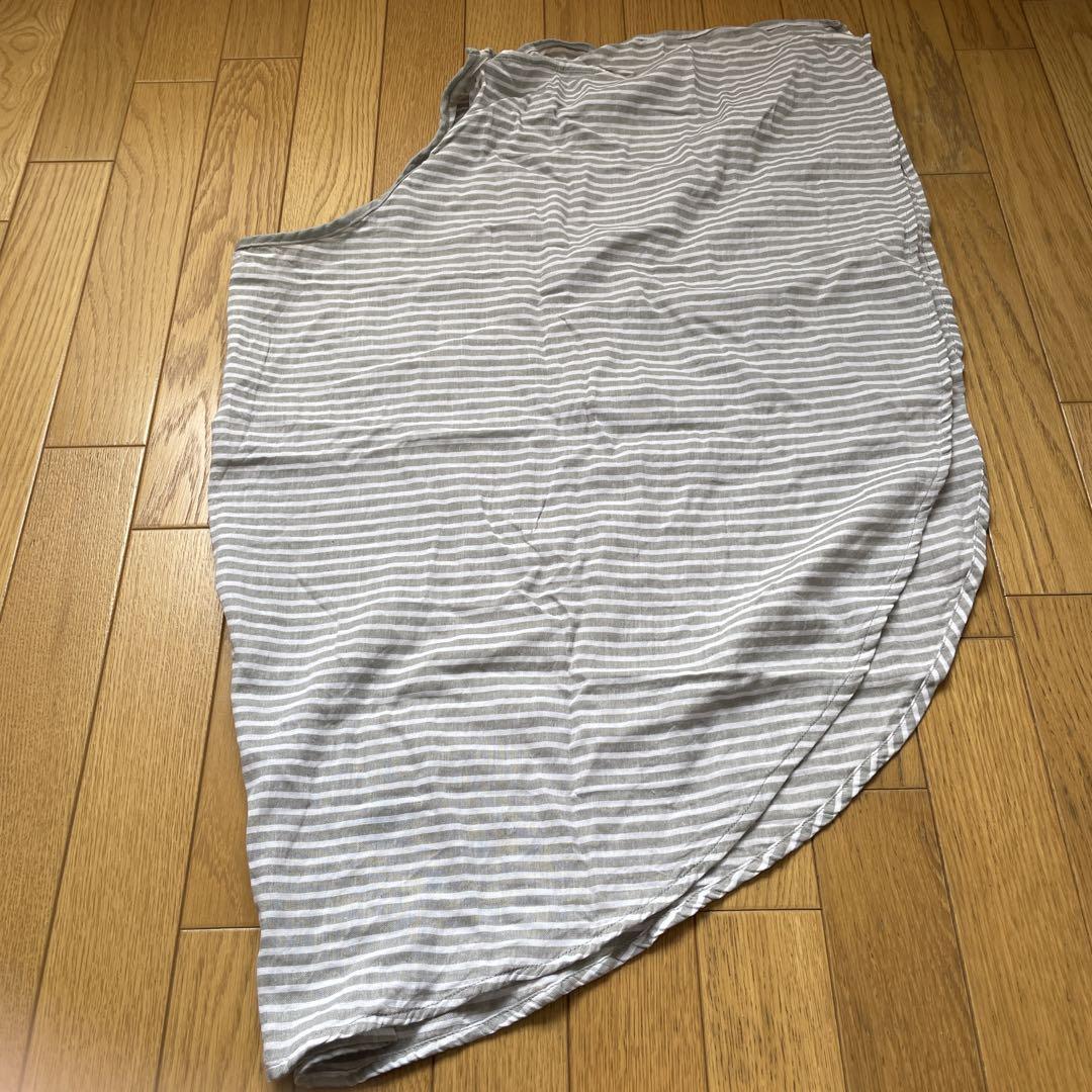 授乳ケープ 薄手 ボーダー