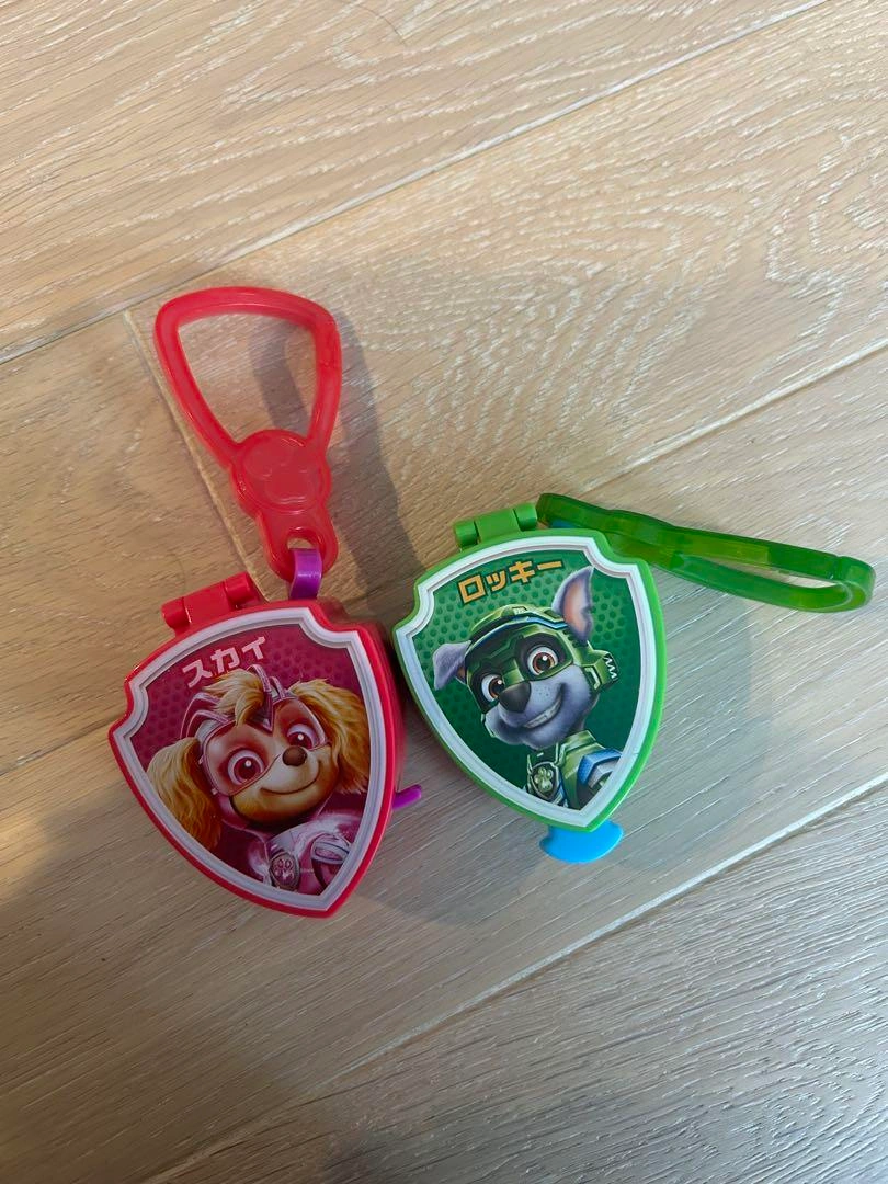 美品⭐︎スカイ ロッキー キーホルダー 2個セット パウパトロール ハッピーセット