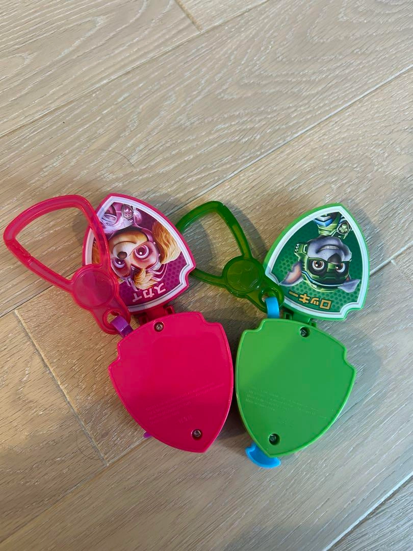美品⭐︎スカイ ロッキー キーホルダー 2個セット パウパトロール ハッピーセットの写真3枚目