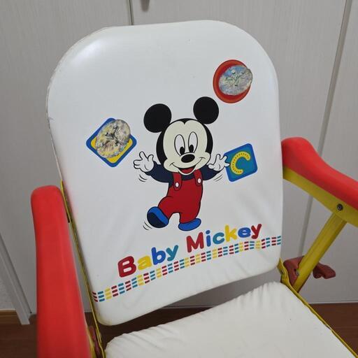 値下げしました✨子ども用ダイニングチェア　ミッキーの写真2枚目